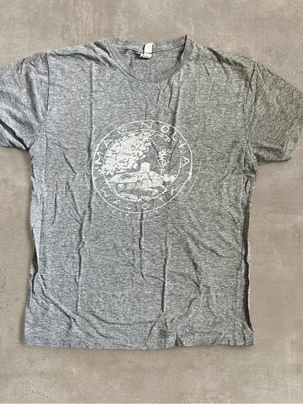 Magnolia Silos Heather Waco Grey Graphic Tee